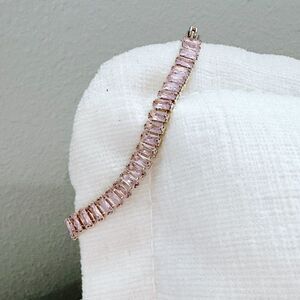Pink Diamond Tennis Bracelet